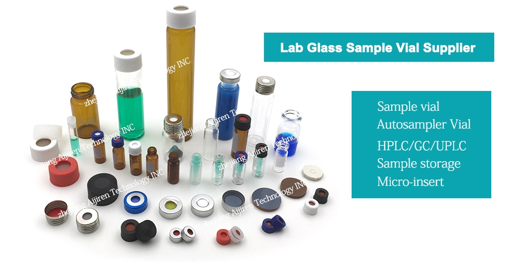 CE ISO9001 Certification Lab Thermo Fisher Glassware Shell Vials with PE-Plug