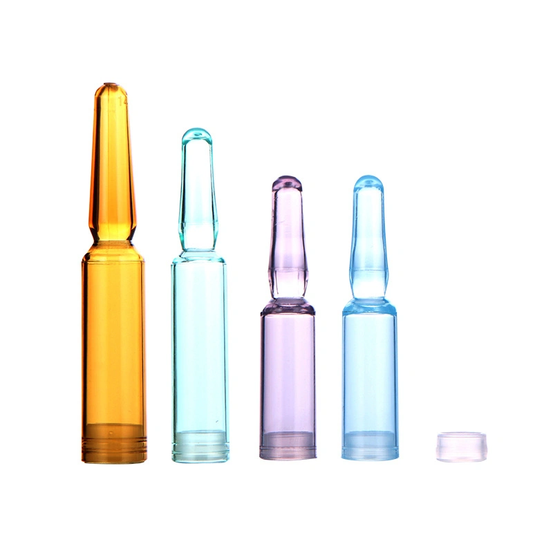 2ml Ampoules Vials Pharmaceutical Packaging Plastic 1 Ml Vial 4ml 3 Ml Plastic Vial with Snap Cap Attached Lid