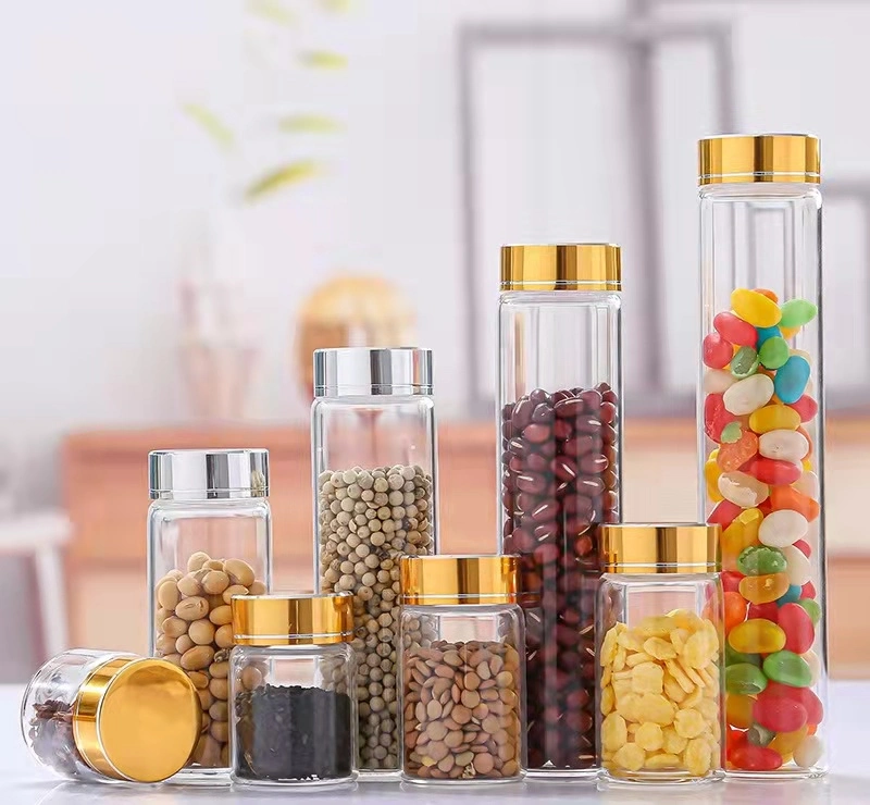 High Quality Empty Round Glass Vial for Storage with Cork