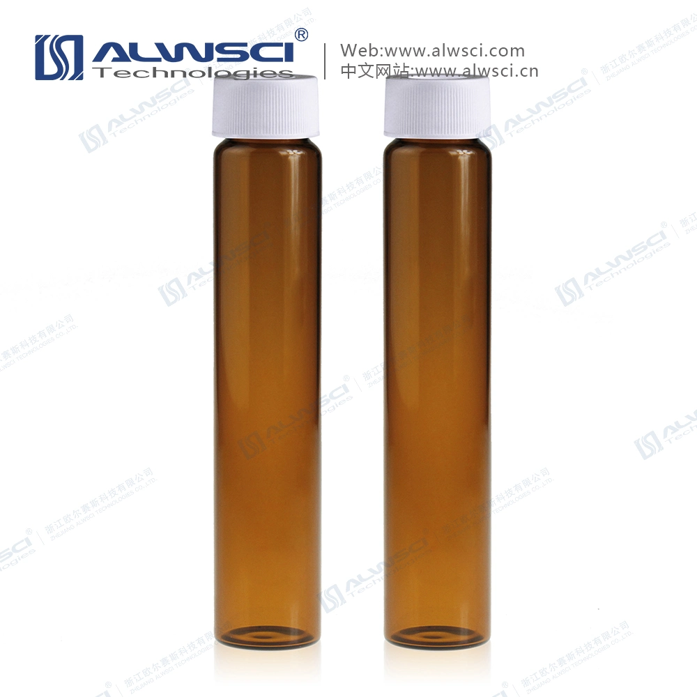 Alwsci Certified 20ml Glass Ultra Clean EPA VOA Vial ND24 Toc Vial