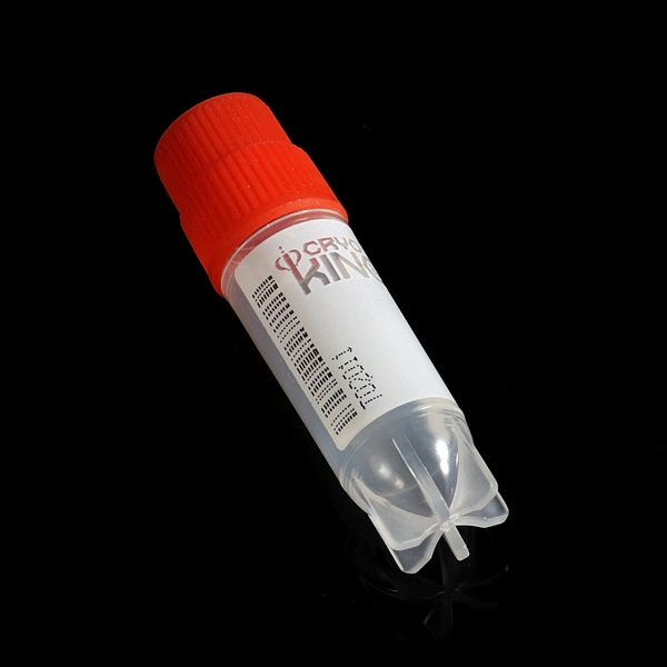 Laboratory Disposable Plastic PP 2.0ml External Thread Cryogenic Vials with Multi Codes Self-Standing Low Temperature Storage Ln Storage