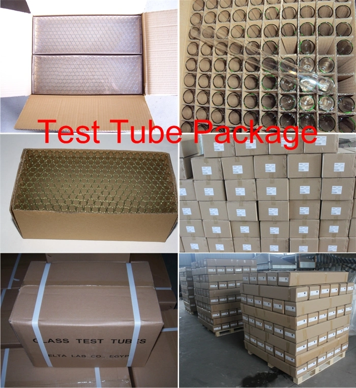 Large or Small Borosilicate Laboratory Lab Glass Test Tube with Cork