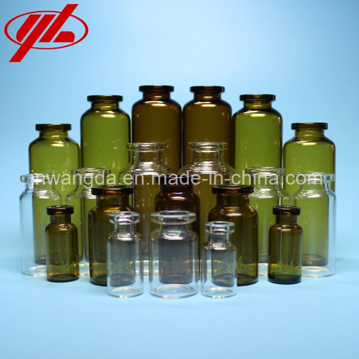 Amber Clear Injection Glass Vial Sample