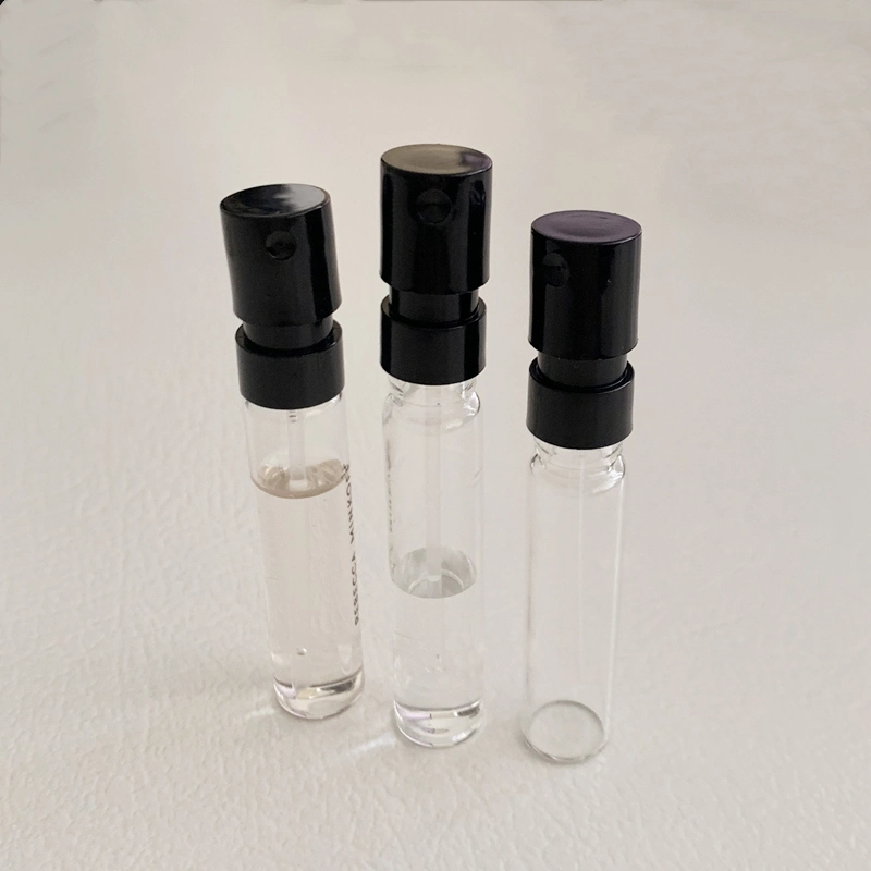 1ml 1.5ml 2ml Scintillation Vials, Borosilicate Glass, with Crimp Perfume Pump for Perfume