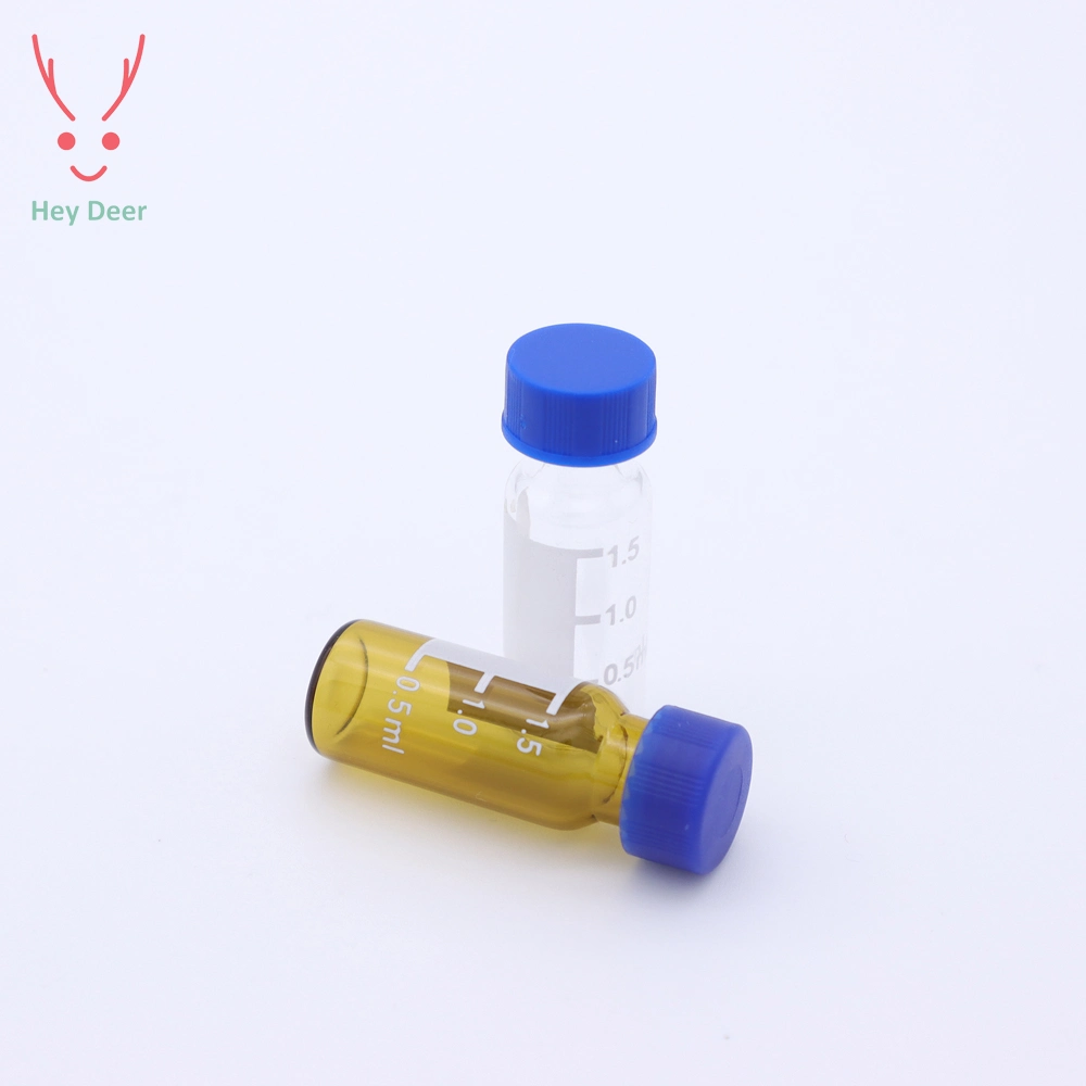 2ml Lab Clear Glass Autosampler Vial 9-425 for HPLC with Screw PP Cap and Septa