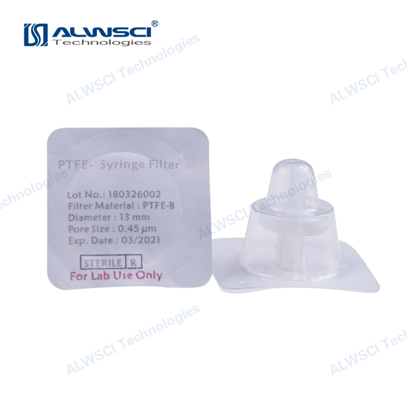 Labfil Dispossible Sterile PTFE Hydrophilic Hydrophobic HPLC Syringe Filter 0.22um 0.45um Welded