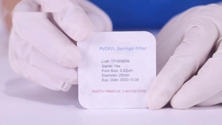 Labfil 25mm PVDF Hydrophobic HPLC Syringe Filter 0.45um Pre-Filter Welded Type