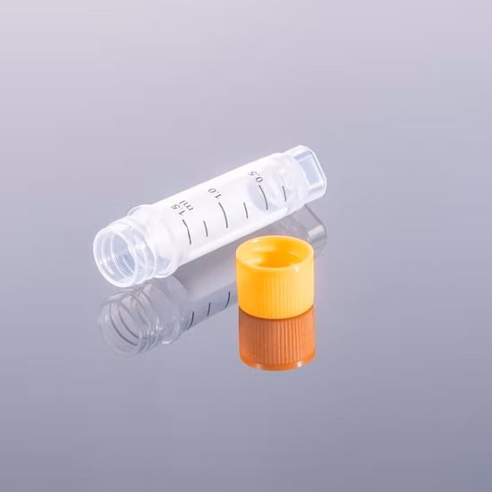Sterile, Rnase&Dnase Free, Cryovial with 2D Barcode, Cryogenic Vial for 1.5ml, 2ml, 1ml, for Sample Collection, CE and ISO Certified Cryotubes.