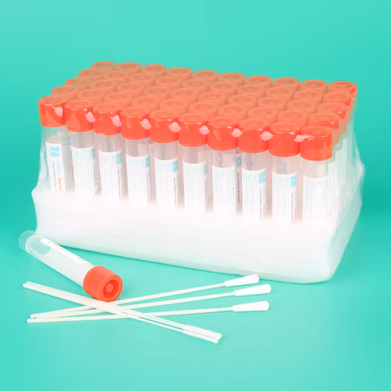 FDA CE Approved DNA Rna Test Kit Inactivated Inactivation Nasal Transport Medium Vtm Disposable Specimen Collection Virus Sampling Tube