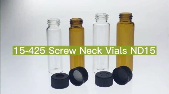 Lab Glassware 15-425 Standard Thread 8-12ml Screw Sample Storage Vial Specimen Container V1217