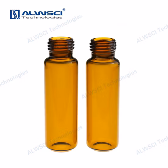 Alwsci Certified 10ml Glass Ultra Clean HPLC Vial ND18 Screw Neck Headspace Vial