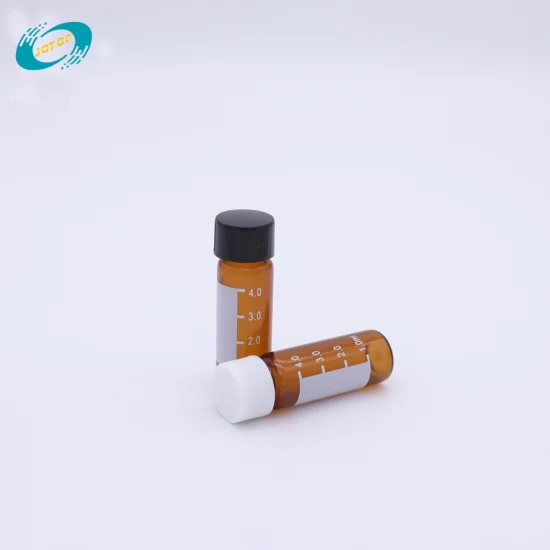 4ml HPLC 13-425 Brown Borosilicate Glass Vial with Writing Point